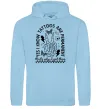 Чоловіча толстовка (худі) Tattoos are permanent Блакитний фото