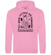 Жіноча толстовка (худі) Tattoos are permanent Рожевий фото