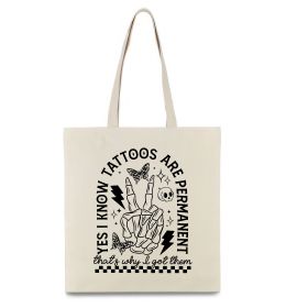 Еко-сумка Tattoos are permanent