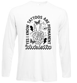 Лонгслив Tattoos are permanent
