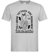 Чоловіча футболка Tattoos are permanent Сірий фото