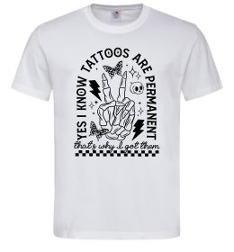Чоловіча футболка Tattoos are permanent