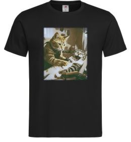 Чоловіча футболка Tattoo cat