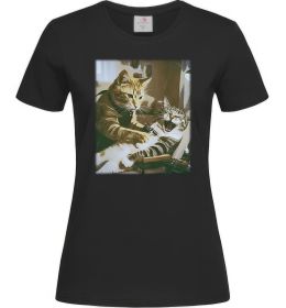 Жіноча футболка Tattoo cat