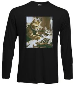 Лонгслив Tattoo cat