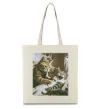 Еко-сумка Tattoo cat Бежевий фото