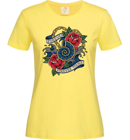 Жіноча футболка Forever yours Лимонний фото