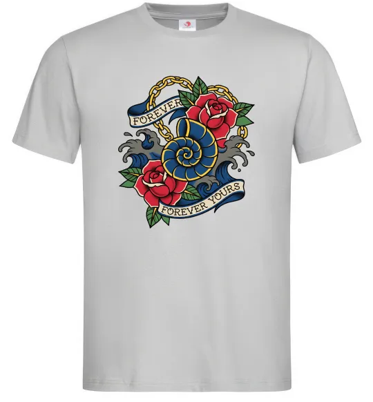 Чоловіча футболка Forever yours Сірий фото