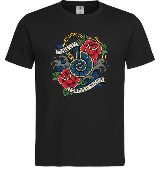Чоловіча футболка Forever yours Чорний фото