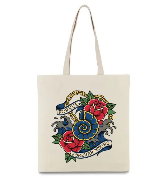 Еко-сумка Forever yours Бежевий фото