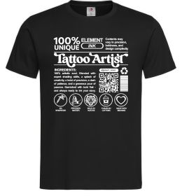 Мужская футболка Tattoo artist з вашим нікнеймом та QR-кодом