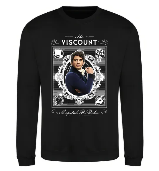 Свитшот Bridgerton the Viscount Черный фото