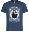 Чоловіча футболка Bridgerton the Viscount Темно-синій фото