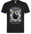 Чоловіча футболка Bridgerton the Viscount Чорний фото