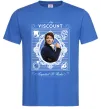 Чоловіча футболка Bridgerton the Viscount Яскраво-синій фото
