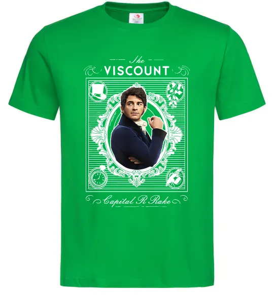Чоловіча футболка Bridgerton the Viscount Зелений фото