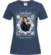 Жіноча футболка Bridgerton the Viscount Темно-синій фото