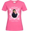Жіноча футболка Bridgerton the Viscount Яскраво-рожевий фото