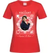 Жіноча футболка Bridgerton the Viscount Червоний фото