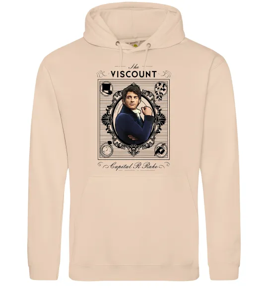 Чоловіча толстовка (худі) Bridgerton the Viscount Пісочний фото