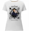 Жіноча преміум футболка Bridgerton the Viscount Білий фото