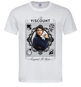 Чоловіча футболка Bridgerton the Viscount Білий фото