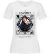Жіноча футболка Bridgerton the Viscount Білий фото