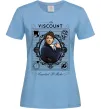 Жіноча футболка Bridgerton the Viscount Блакитний фото