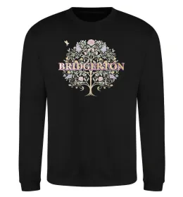 Свитшот Bridgerton tree Черный фото