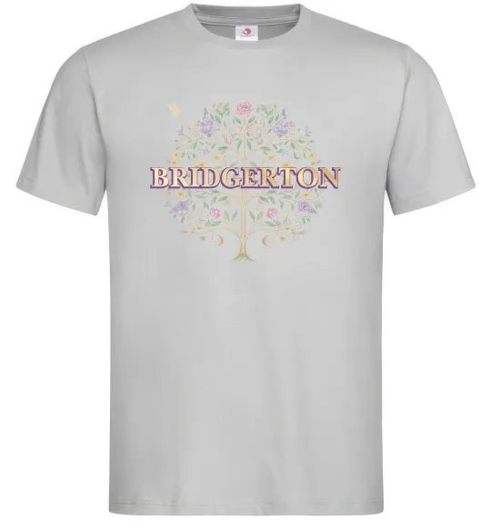 Чоловіча футболка Bridgerton tree Сірий фото