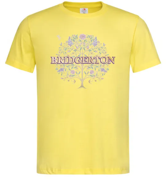 Чоловіча футболка Bridgerton tree Лимонний фото