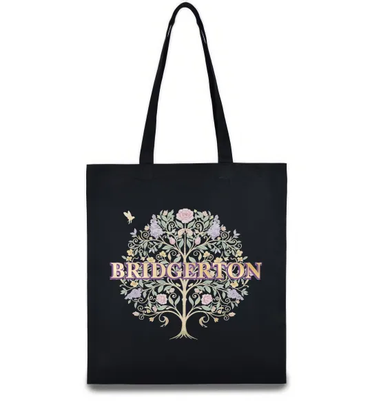Еко-сумка Bridgerton tree Чорний фото