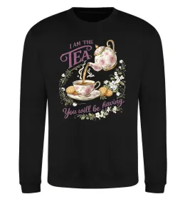 Свитшот I am the tea Bridgerton Черный фото