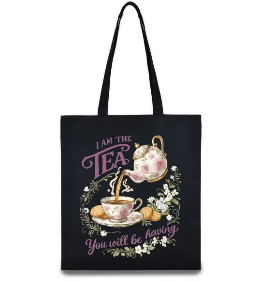 Еко-сумка I am the tea Bridgerton Чорний фото