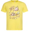 Чоловіча футболка I am the tea Bridgerton Лимонний фото
