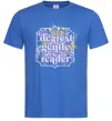 Чоловіча футболка Бріджертони Dearest gentle reader Яскраво-синій фото