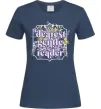 Жіноча футболка Бріджертони Dearest gentle reader Темно-синій фото