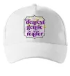 Кепка Бріджертони Dearest gentle reader Білий фото