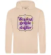 Чоловіча толстовка (худі) Бріджертони Dearest gentle reader Пісочний фото