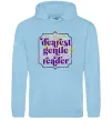 Жіноча толстовка (худі) Бріджертони Dearest gentle reader Блакитний фото