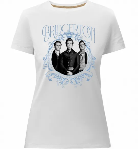Жіноча преміум футболка Бріджертони Білий фото