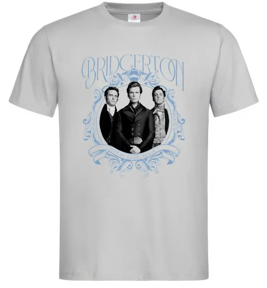 Чоловіча футболка Бріджертони Сірий фото