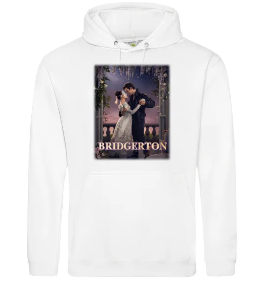 Чоловіча толстовка (худі) Bridgerton Білий фото