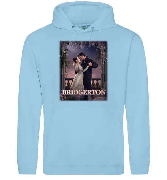 Жіноча толстовка (худі) Bridgerton Блакитний фото