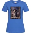 Жіноча футболка Bridgerton Яскраво-синій фото