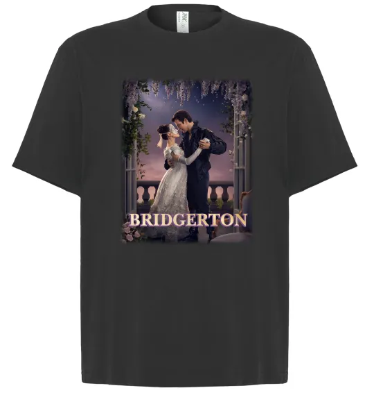 Футболка Оверсайз Bridgerton Черный фото