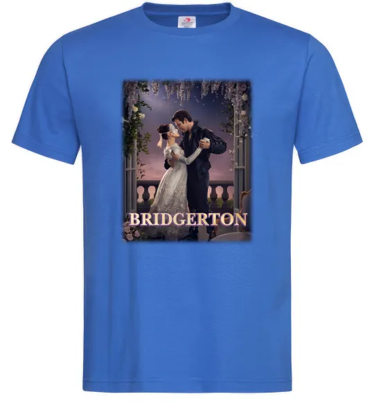 Чоловіча футболка Bridgerton Яскраво-синій фото
