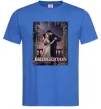 Чоловіча футболка Bridgerton Яскраво-синій фото