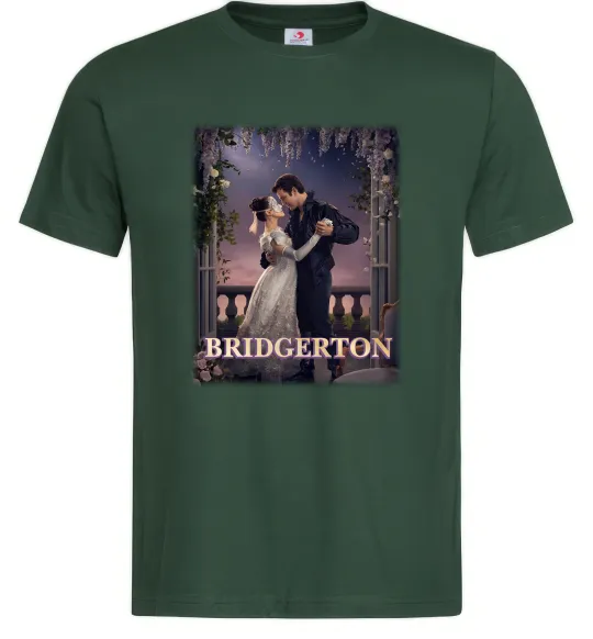 Чоловіча футболка Bridgerton Темно-зелений фото