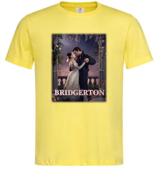 Чоловіча футболка Bridgerton Лимонний фото